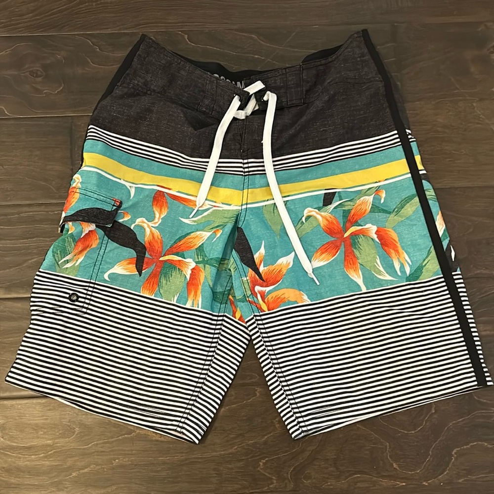Mossimo Supply Co Floral Swim Trunks